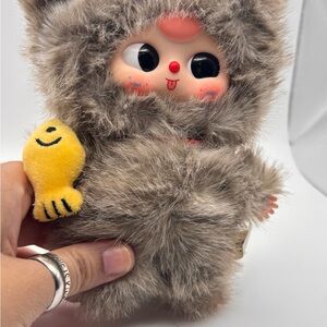 Adorable Plush Doll with Fish Accessory